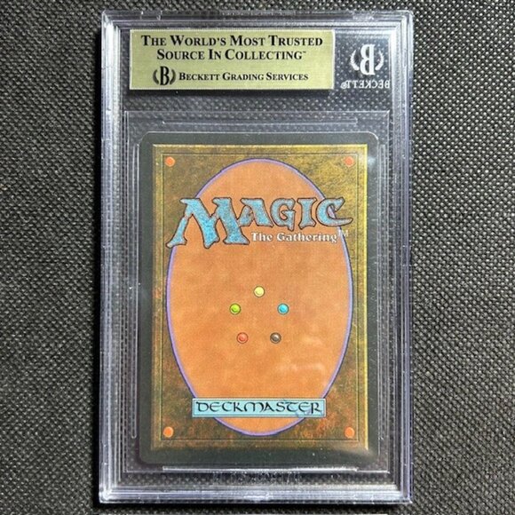 1995 MTG Magic The Gathering Chronicles Urza's Power Plant Bug BGS Quad 9.5+ - Picture 3 of 3